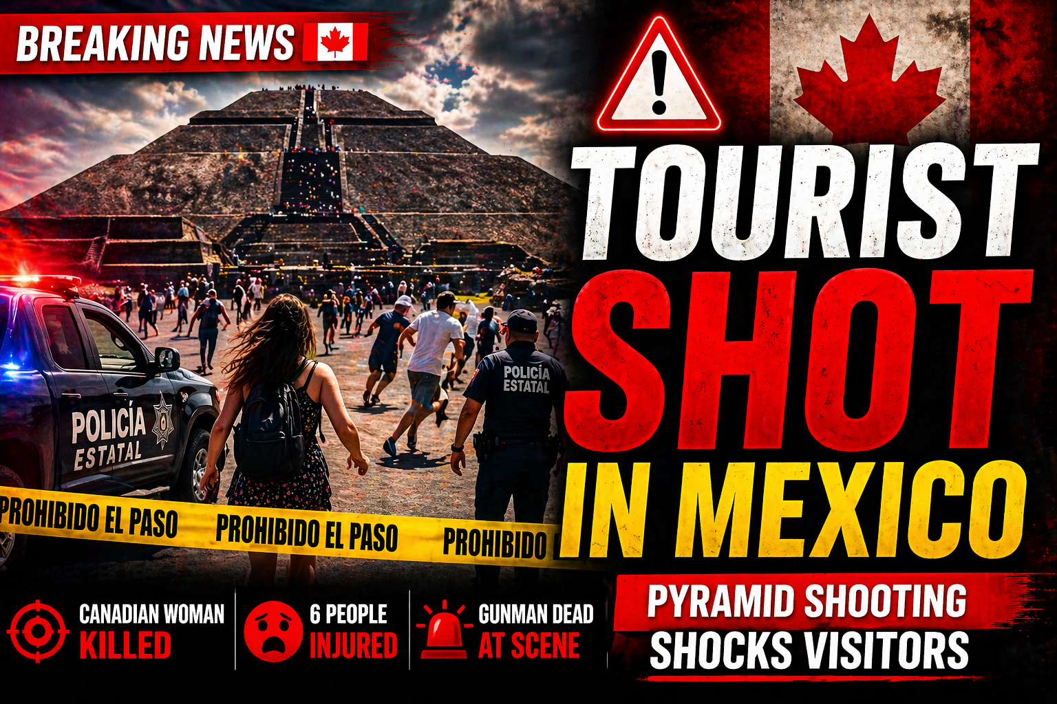 Canadian woman was killed in a shooting at One of Mexico’s Most Famous Tourist Sites