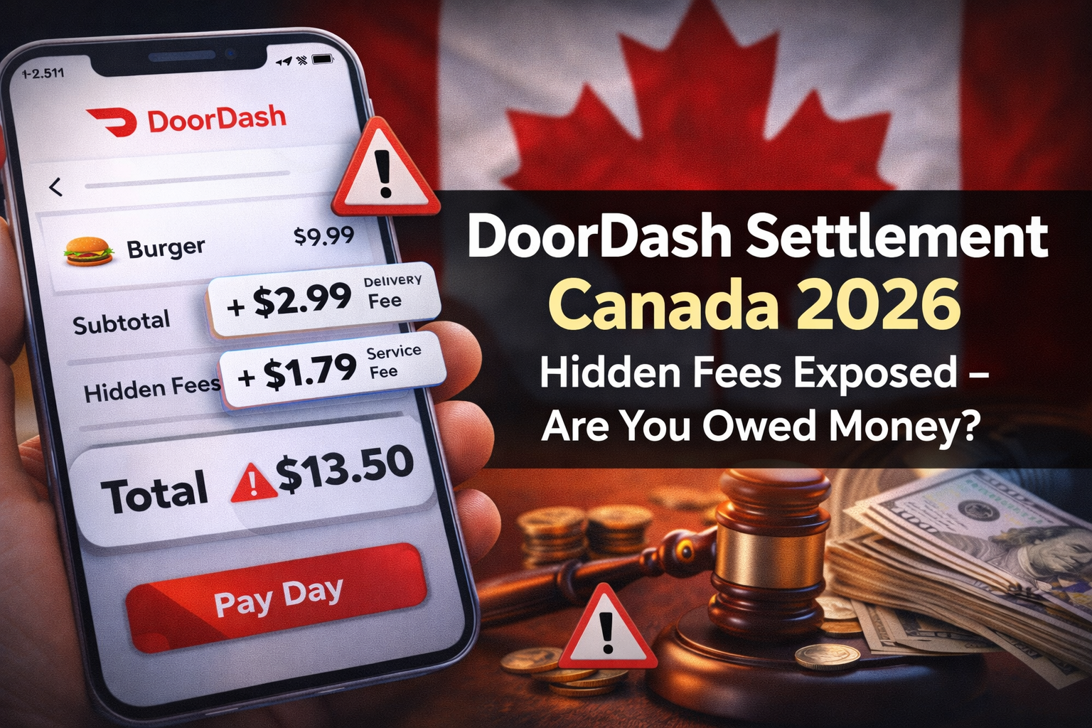 DoorDash Canada Hidden Fees Class Action (2026)