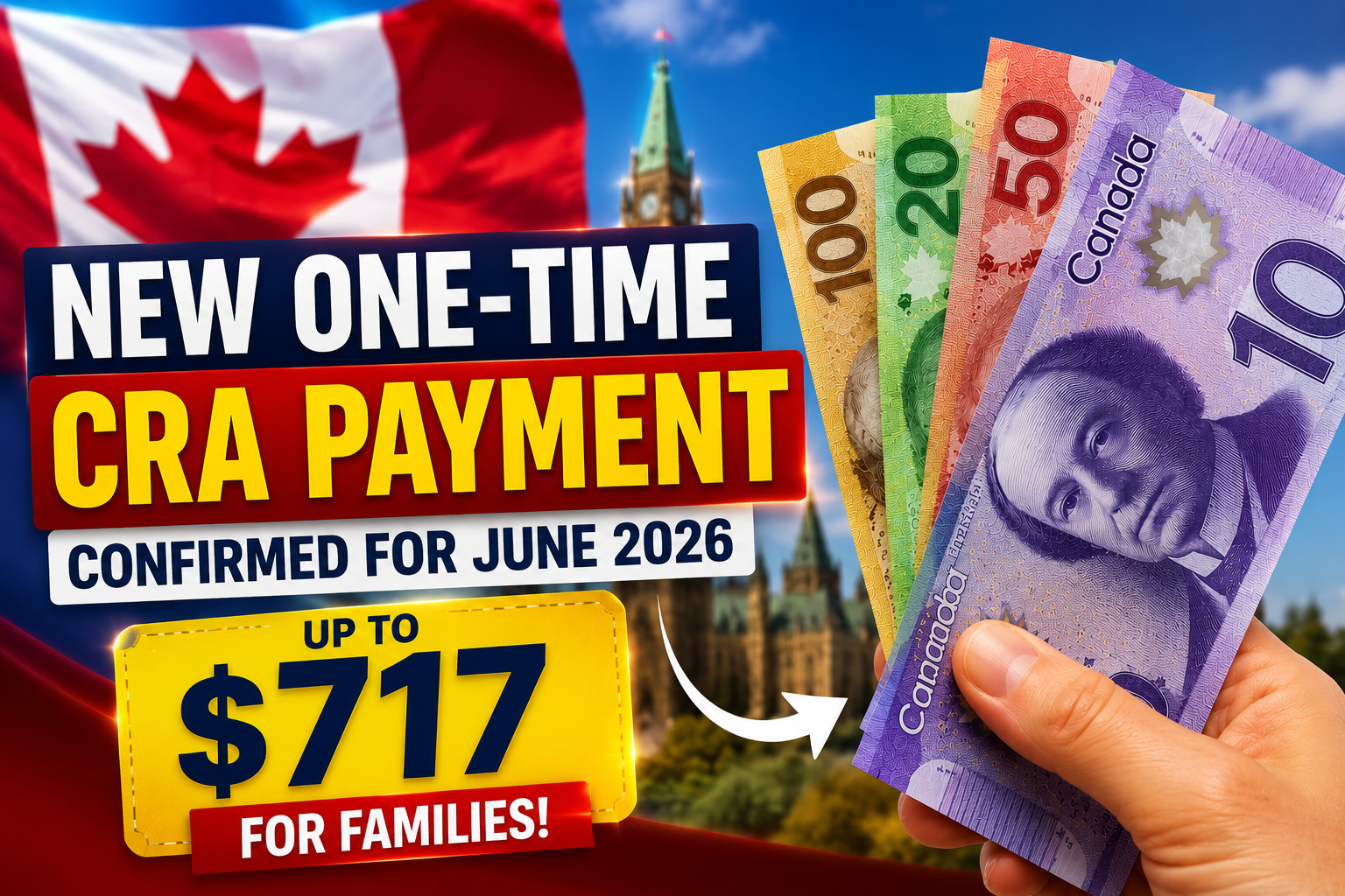 New One-Time CRA Payment Confirmed for June 2026